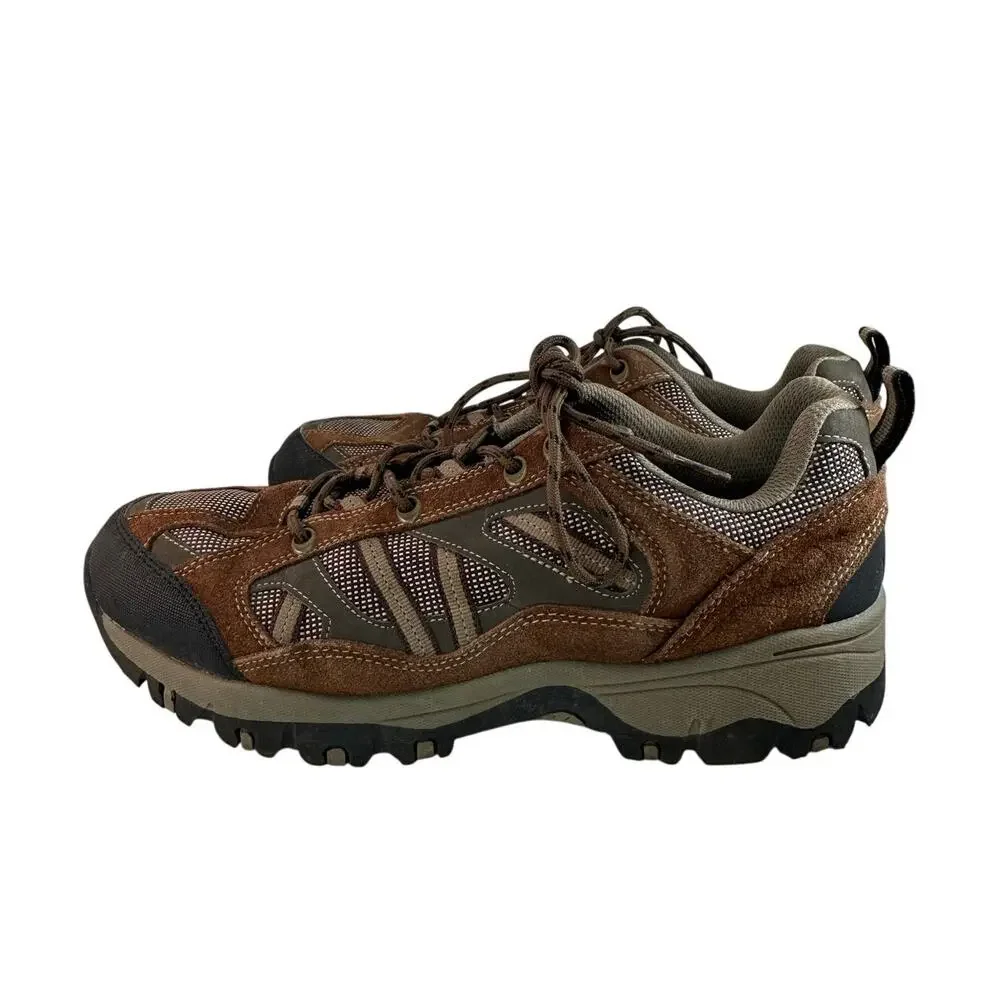 Khombu Hiking Boots M3004 Leather Man Made Brown Men’s Size 10 Preowned